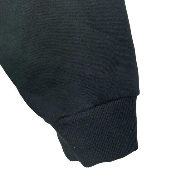 Victoria's Secret Victoria Sport Sweatshirt Womens Large Black Cozy Cowl Neck - Picture 13 of 13